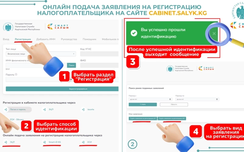 ГНС запустила сервис по онлайн регистрации предпринимателей