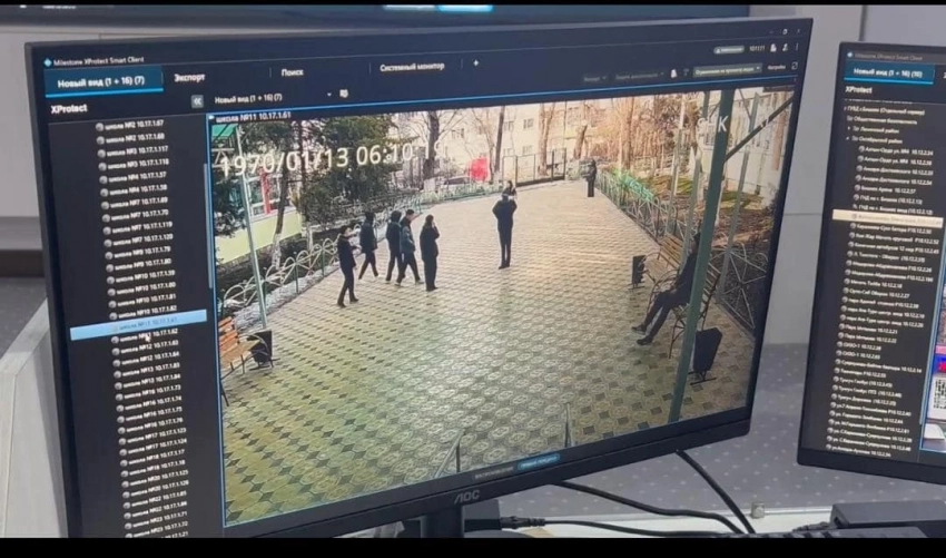 В столичных школах продолжается установка камер с функцией распознавания лиц