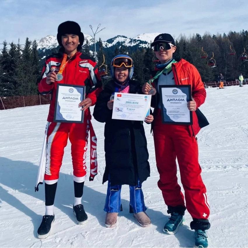 В Караколе прошёл чемпионат Кыргызстана по горнолыжному спорту - итоги