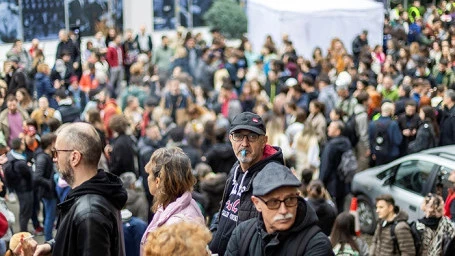 В Белграде число протестующих достигло 31 тыс.