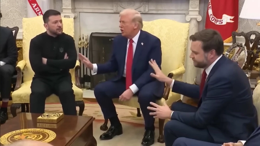 Трамп и Зеленский поругались в Белом доме. Видео