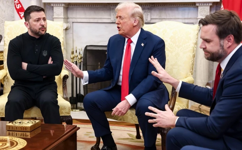 Владимир Зеленский уехал после спора с Трампом и Джеем Ди Вэнсом