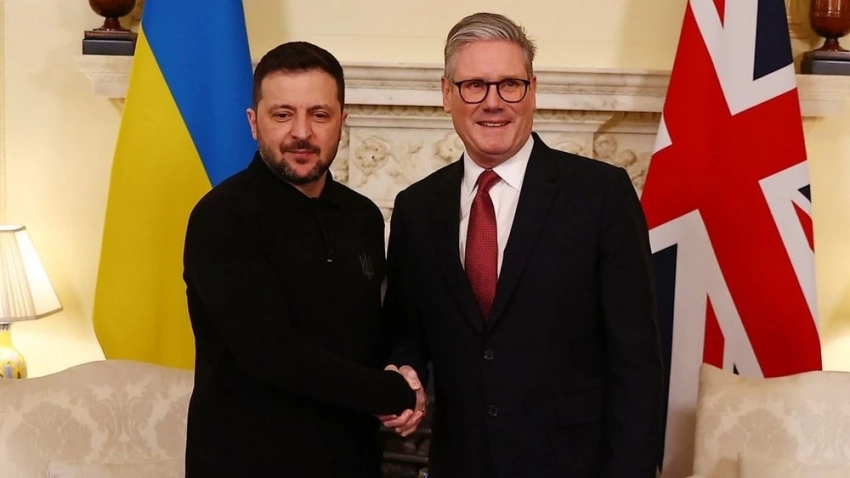Президент Украины встретился с премьером Великобритании