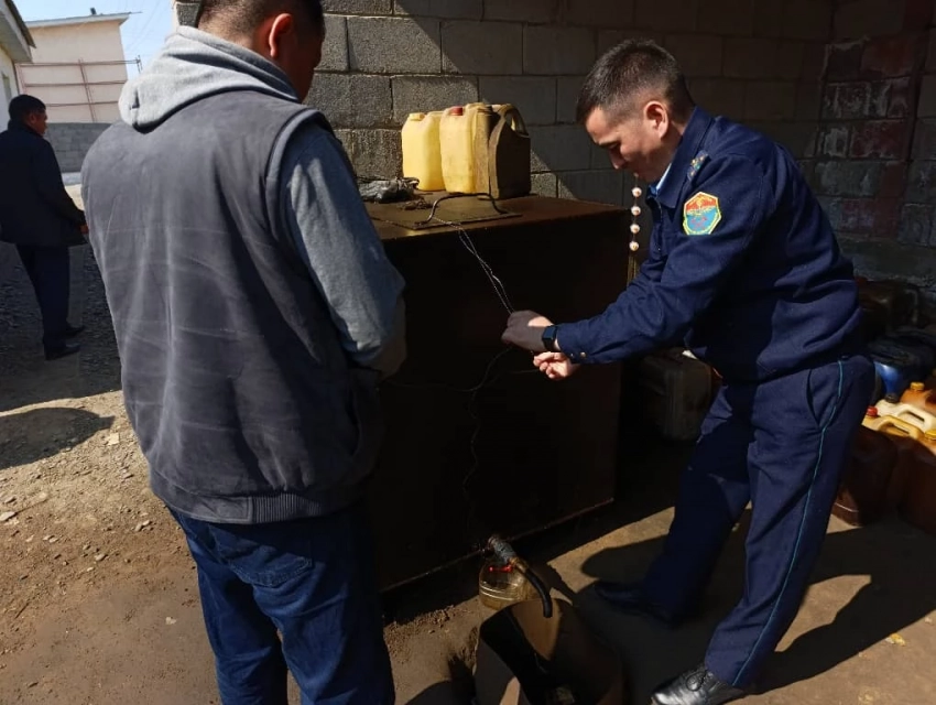 В Ноокенском районе налоговики выявили незаконное хранение ГСМ