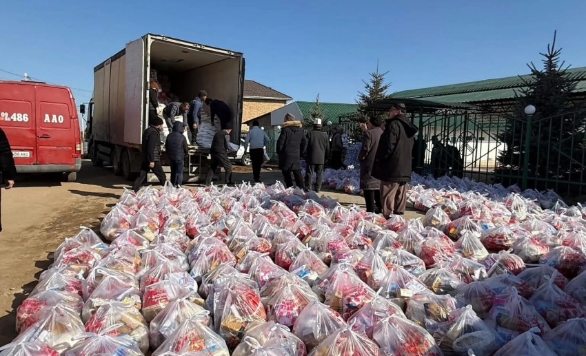 В Иссык-Кульском районе более 400 семей получили благотворительную помощь