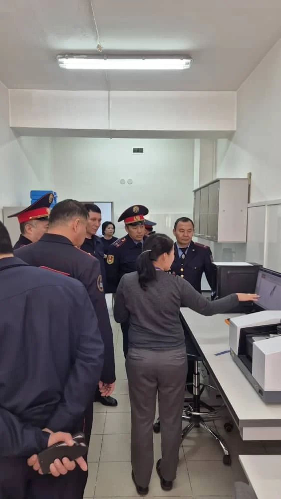 Судебно-экспертная служба провела практическое занятие для руководителей СБНОН МВД КР