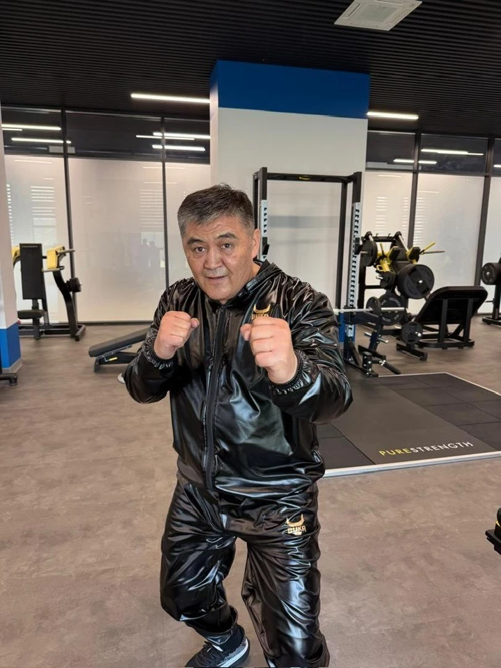 "Занимайтесь спортом!". Ташиев поделился фотографиями из спортзала