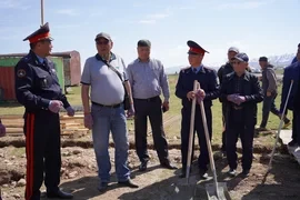 В Тюпском районе начали строить новые здания милиции с жильем для сотрудников