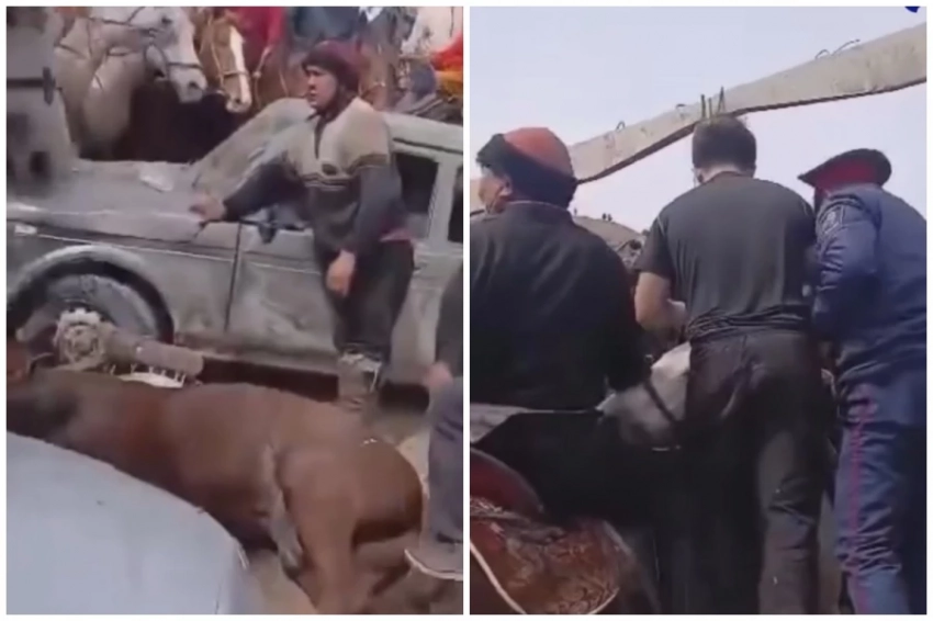 Появилось ещё одно видео с состязаний по улак-тартышу, которые переросли в погромы