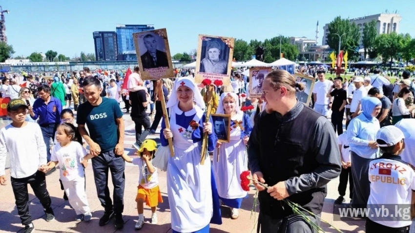 "Бессмертный полк" вновь пройдет по улицам Бишкека 9 мая