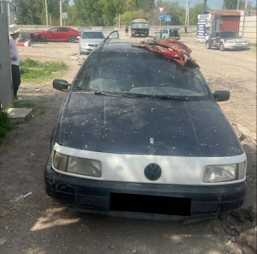 В Токмоке с автостоянки угнали авто. Подозреваемый задержан
