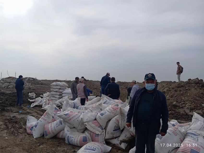 В Оше уничтожена крупная партия риса из США, которая оказалась непригодной для использования