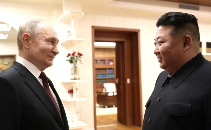 Путин поблагодарил Ким Чен Ына за помощь северокорейских военных в Курской области