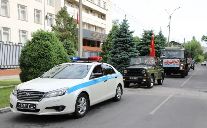 Военная техника будет переброшена из Токмока в Бишкек для участия в параде Победы