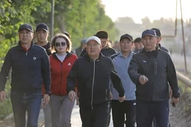 Мэр Оша провёл очередной рейд и проверил ход городских работ