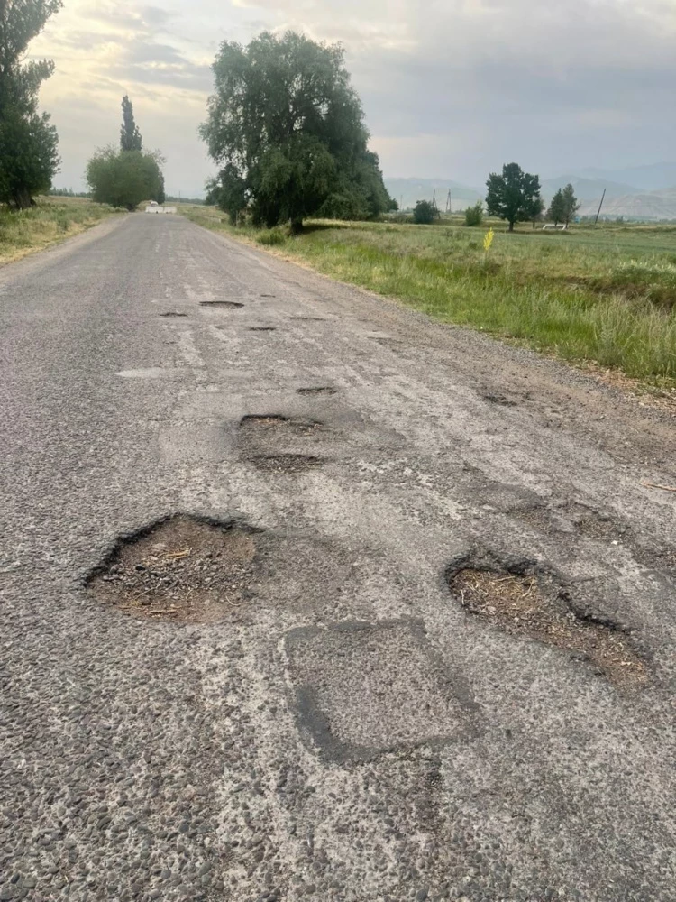 "Полностью разбита". Жители просят отремонтировать дорогу от Новопокровки до села Туз
