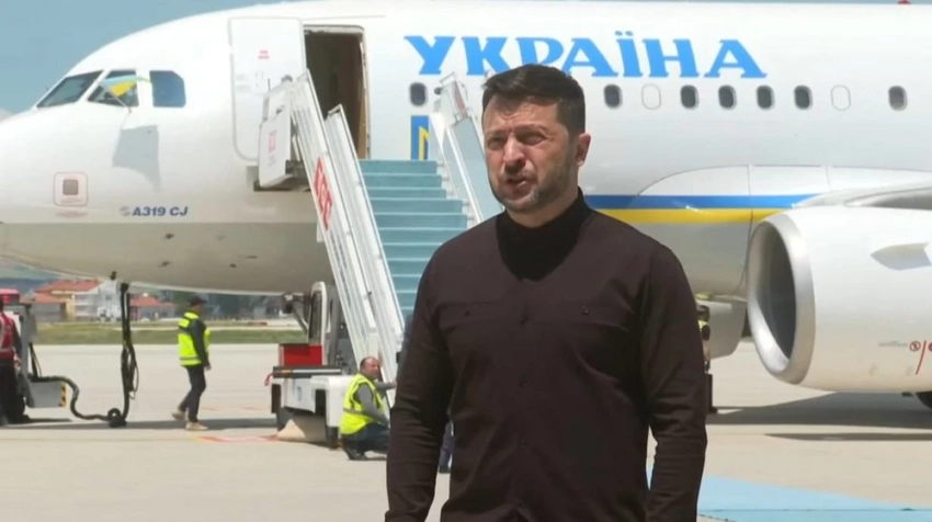 Зеленский прибыл в Анкару