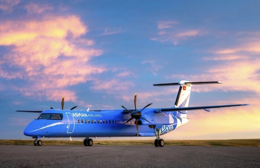 Asman Airlines запускает рейсы Алматы - Тамчы с 23 июня