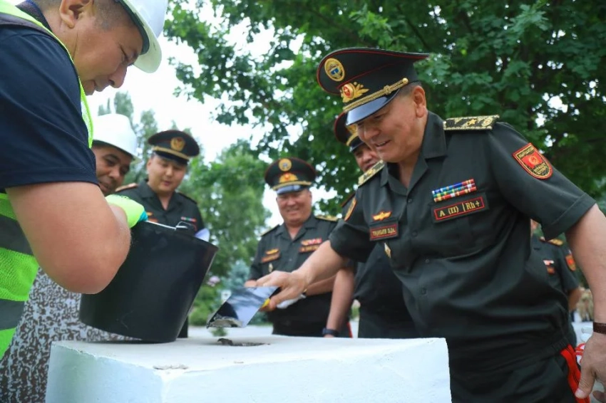 У курсантов Военного института ВС КР появится новая столовая
