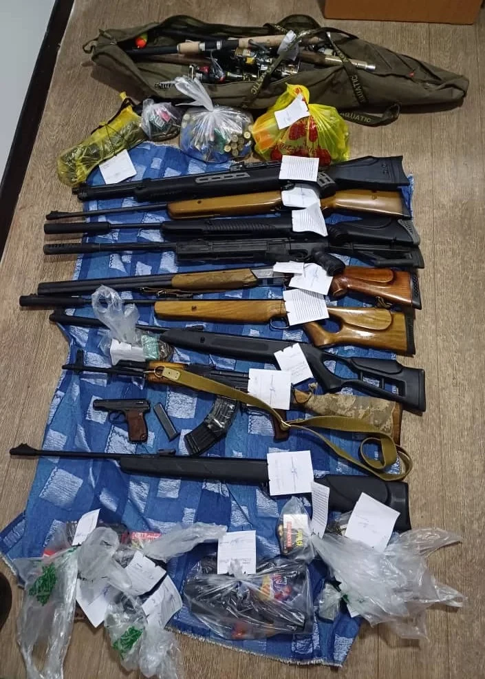 За незаконный улов рыбы и хранение оружия задержаны жители Каракола