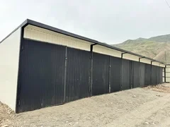 В Нарыне вместо незаконных построек возводят однотипные гаражи