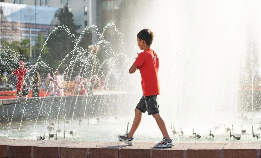 В Бишкеке установится жара до +38°C, в середине недели пройдут грозовые дожди