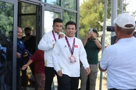 Бронзового призера чемпионата Азии торжественно встретили в Джалал-Абаде