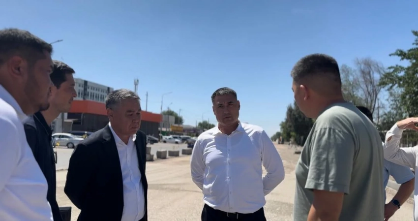 Министр транспорта внезапно проверил ремонт трассы Бишкек–Кант–Токмок