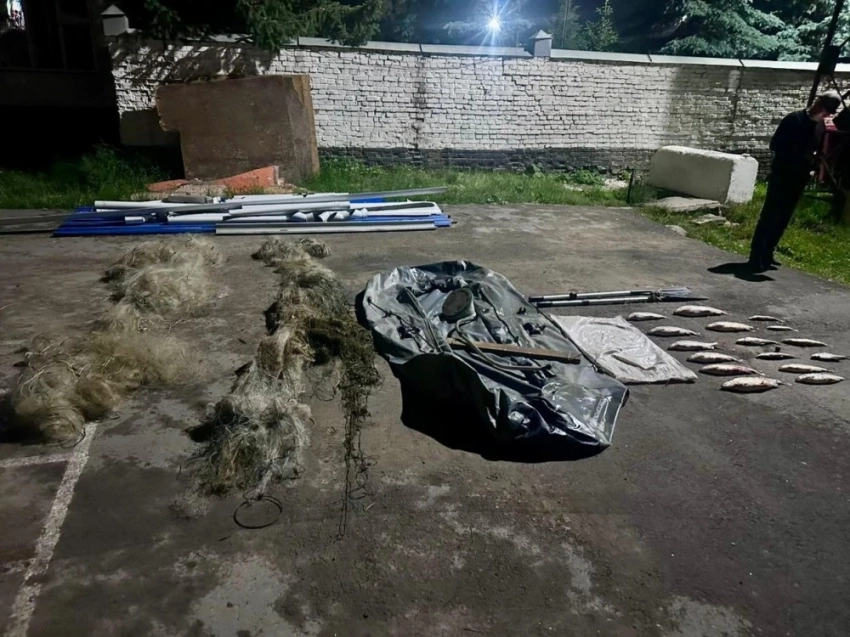 Двое браконьеров задержаны с сетями и уловом на Иссык-Куле