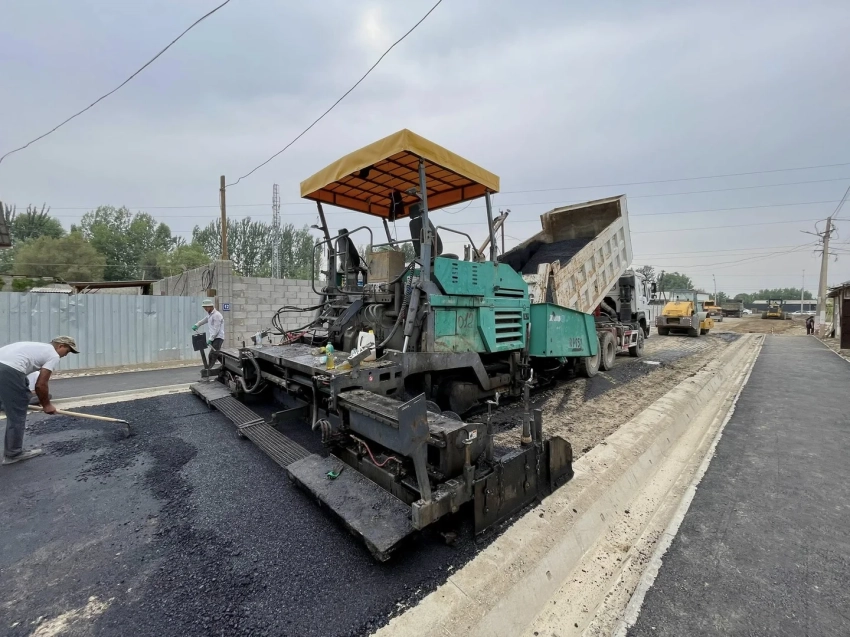 В Оше завершена асфальтировка дорог микрорайона Ак-Тилек