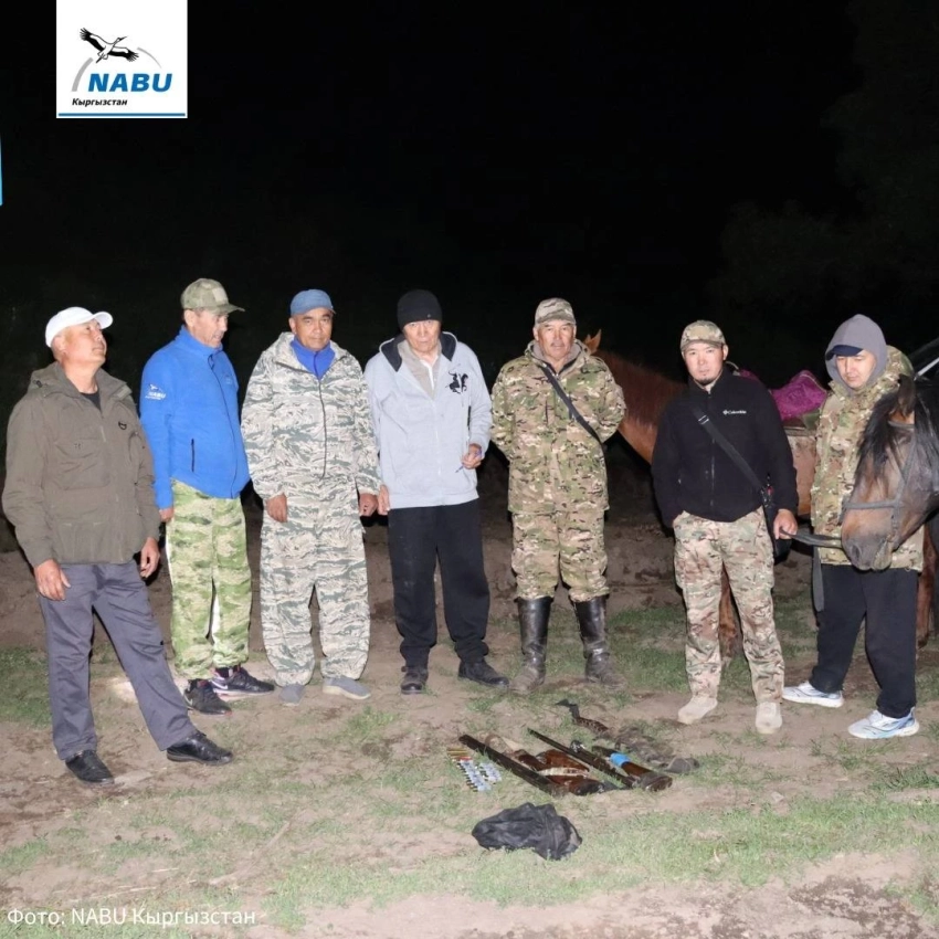 В Кара-Кульдже прошел рейд: изъято незаконное оружие и оштрафованы браконьеры