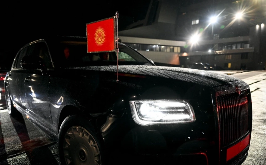 Садыр Жапаров прибыл в Минск с рабочим визитом. Как его встретили (фото)