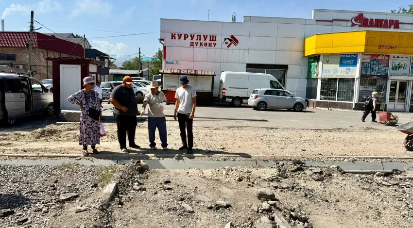 «Бишкекасфальтсервис» просит бережно относиться к бордюрам и лоткам