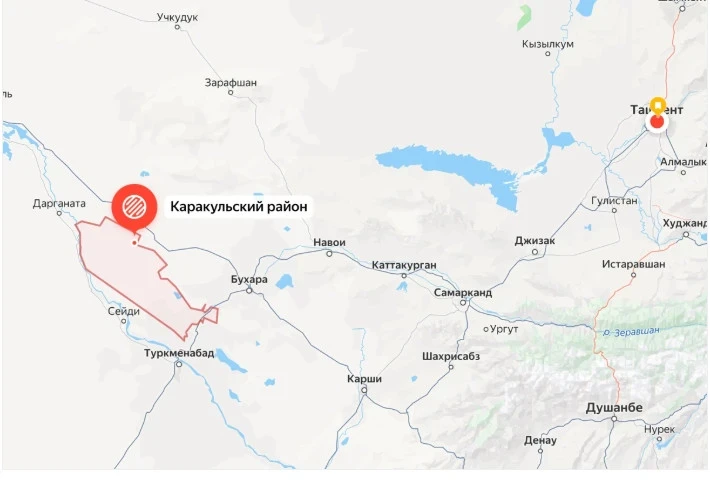 В Узбекистане произошло землетрясение магнитудой 3,8
