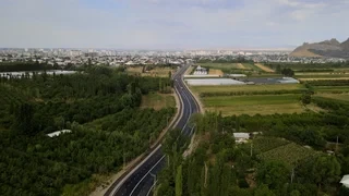 В Оше после ремонта открыли улицу Шамшат