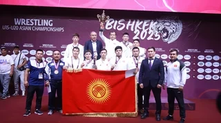 Чемпионат Азии в Бишкеке. Кыргызские борцы завоевали 7 медалей