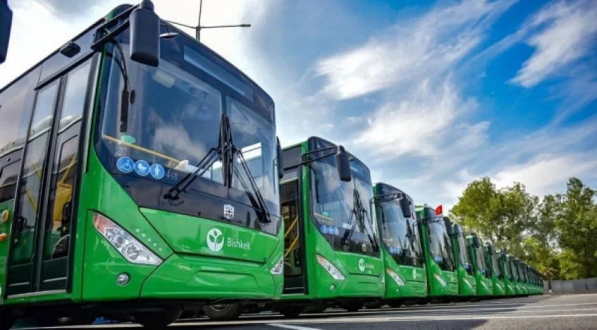 В Бишкеке временно изменены схемы движения пяти автобусных маршрутов