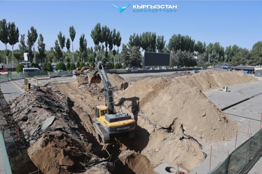 В аэропорту «Манас» началось строительство нового терминала