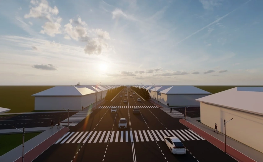 В Кара-Суу дороги на центральных улицах сделают шестиполосными