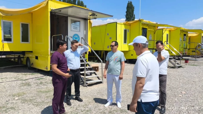 В Таласской области за 20 дней в мобильной клинике прошли обследование более 3 тыс. граждан
