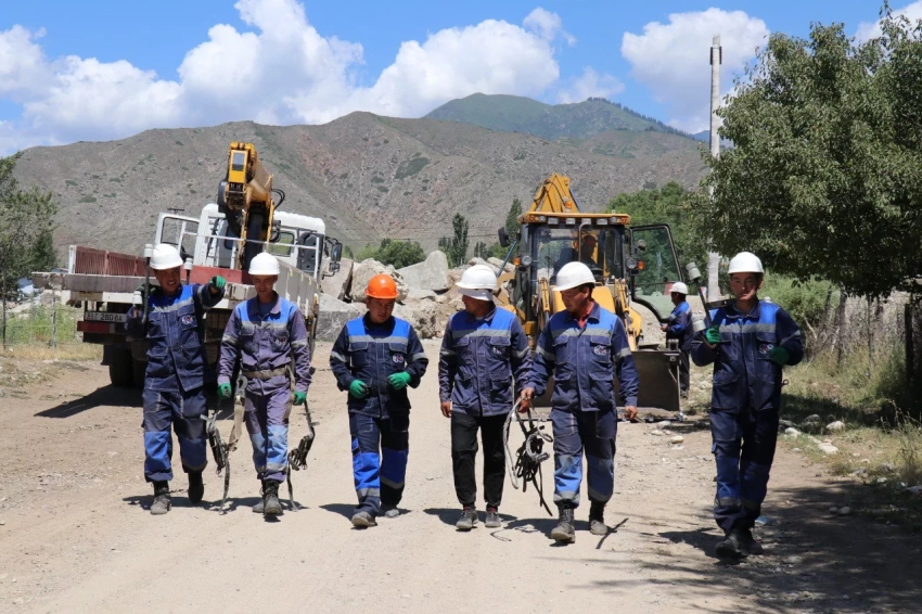 «НЭСК» продолжает учения на Иссык-Куле для обеспечения бесперебойного электроснабжения в курортный сезон