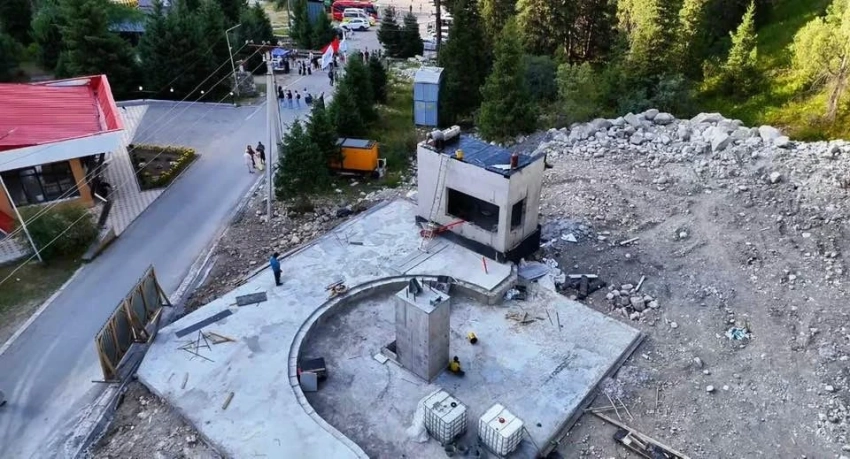 В "Ала-Арче" строят бассейн и канатную дорогу