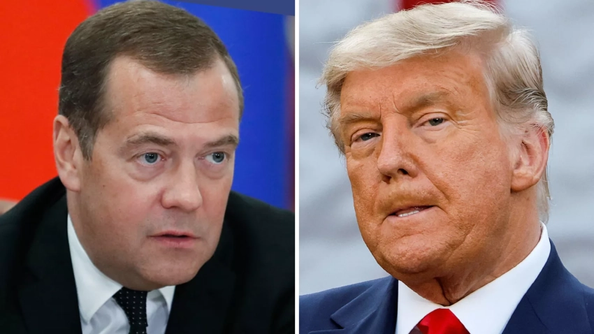 Между Дональдом Трампом и Дмитрием Медведевым завязалась опосредованная перепалка