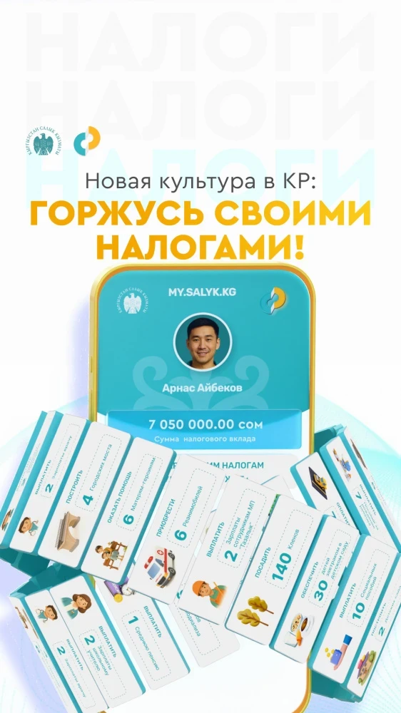 Кыргызстанцам с помощью онлайн-сервиса покажут, на что идут их налоги
