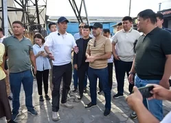 Новые тротуары и ирригационная система появятся внутри рынка "Дордой"