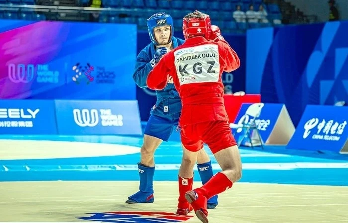 Самбисты из Кыргызстана взяли бронзу на Всемирных Играх в Китае
