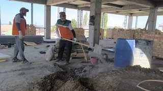 В жилмассиве «Ак-Орго» строят детсад на 100 мест