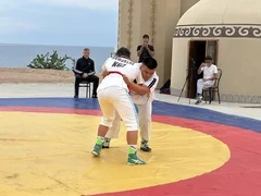 На Иссык-Куле прошел Кубок мира по кыргызской борьбе