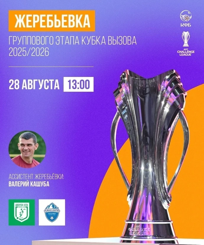 Соперники "Абдыш-Ата" и "Мурас Юнайтед" в АФК Челлендж Лиге