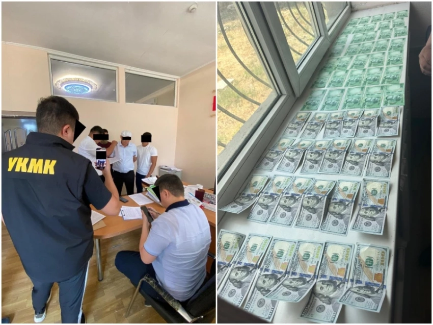 Чиновника мэрии Бишкека задержали при получении взятки в $2300